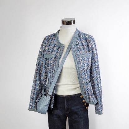 Imagen de Chaqueta tonos azules